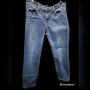Judy Blue Mid Rise Girlfriend Jean 32